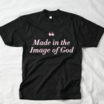 Made In The Image of God - Premium Black Tee