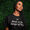 Made In The Image of God - Premium Black Tee